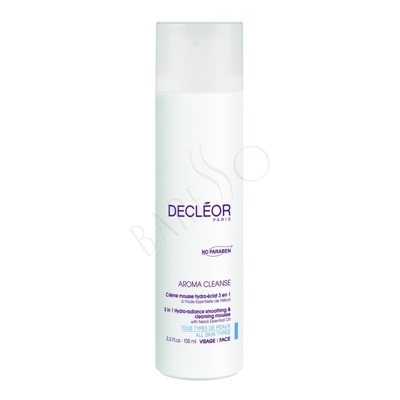 Decleor Aroma Cleanse 3-in-1 Hydra-Radiance Smoothing & Cleansing Mousse 100ml Decleor Aroma Cleanse 3-in-1 Hydra-Radiance Smoothing & Cleansing Mousse 100ml