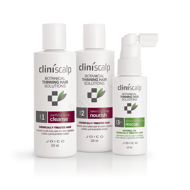 Joico Cliniscalp Advanced Thinning Rescue 3 Step Kit for Chemically Treated Hair