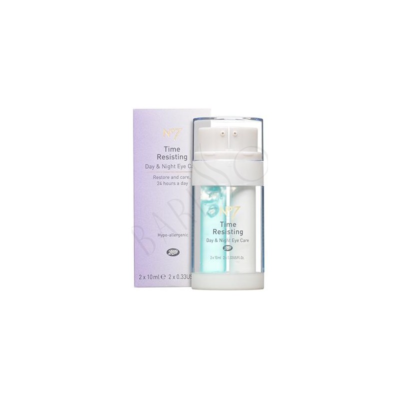 Boots N°7 Time Resisting Day and Night Eye Care 2x10ml Boots N°7 Time Resisting Day and Night Eye Care 2x10ml