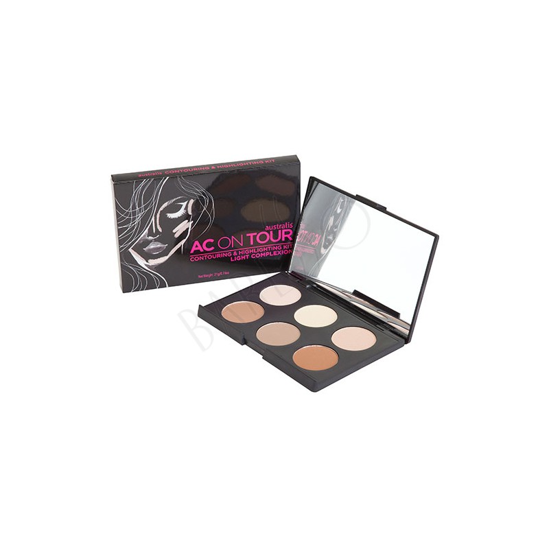 AUSTRALIS AC On Tour Contouring & Highlighting Kit - Light