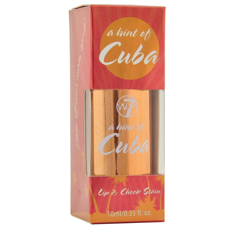 W7 Lip & Cheek Stain - A Hint Of Cuba 10ml