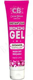 Cocoa Brown Instant Tan Bronzing Gel Shimmer