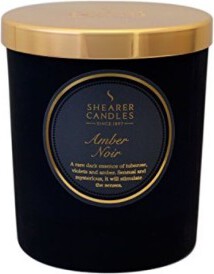 Shearer Candles In Jar Amber Noir 35h