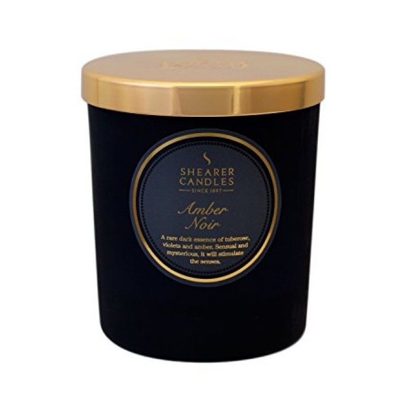 Shearer Candle In Jar Amber Noir 35h