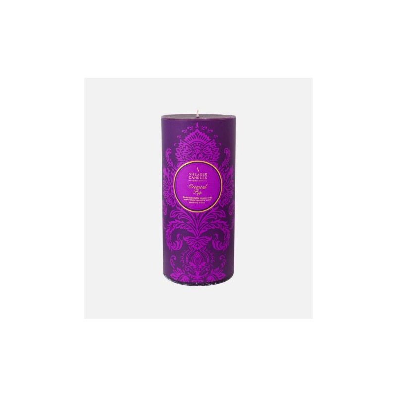 Shearer Candle Pillar Candle Oriental Fig 100h Shearer Candle Pillar Candle Oriental Fig 100h