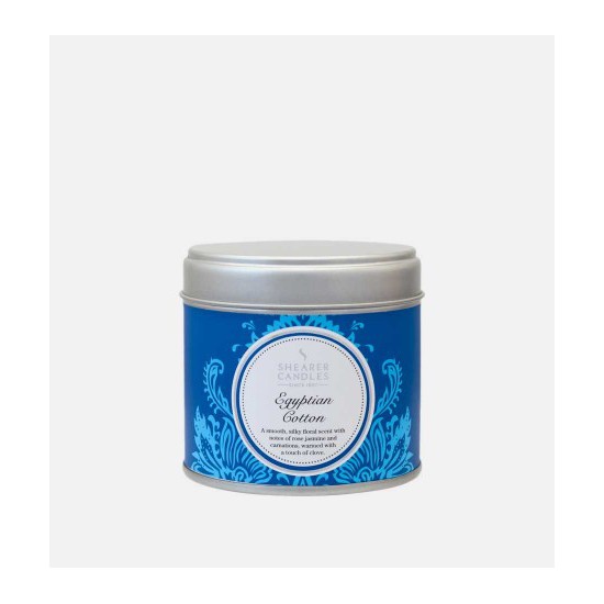 Shearer Candles Large Tin Egyptian Cotton 40h
