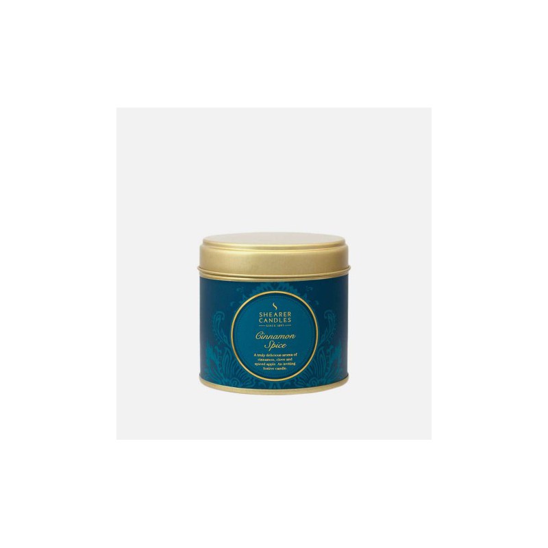 Shearer Candles Large Tin Cinnamon Spice 40h Shearer Candles Large Tin Cinnamon Spice 40h