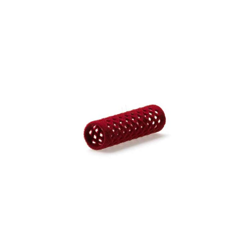 Flock curler red 18 mm Flock curler red 18 mm