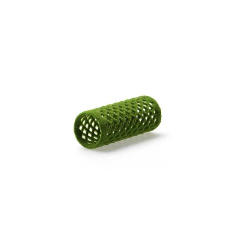 Flock curler green 24 mm Flock curler green 24 mm