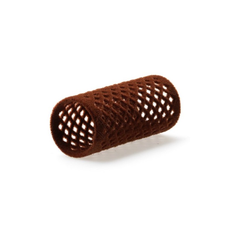 Flock curler brown 28 mm Flock curler brown 28 mm