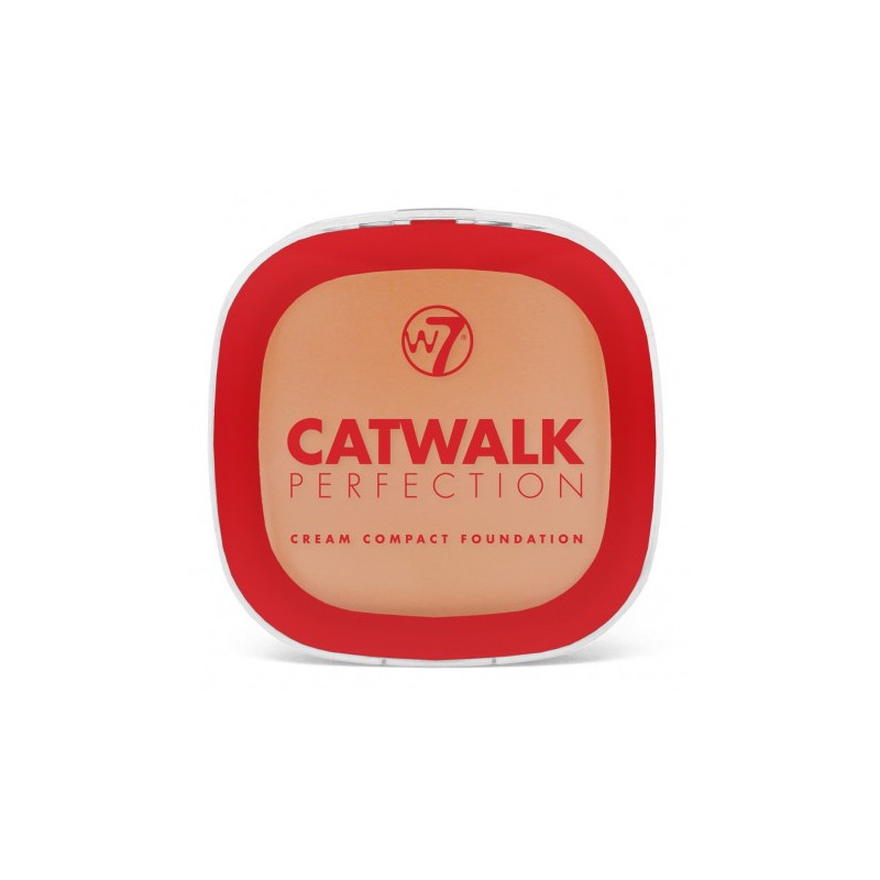 W7 Catwalk Perfection Cream Compact Foundation 6g - Beige W7 Catwalk Perfection Cream Compact Foundation 6g - Beige