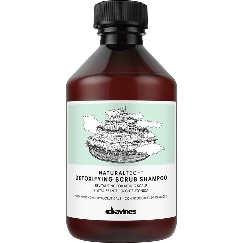 Davines Natural Tech Detoxifying Scrub Schampo 250 ml Davines Natural Tech Detoxifying Scrub Schampo 250 ml