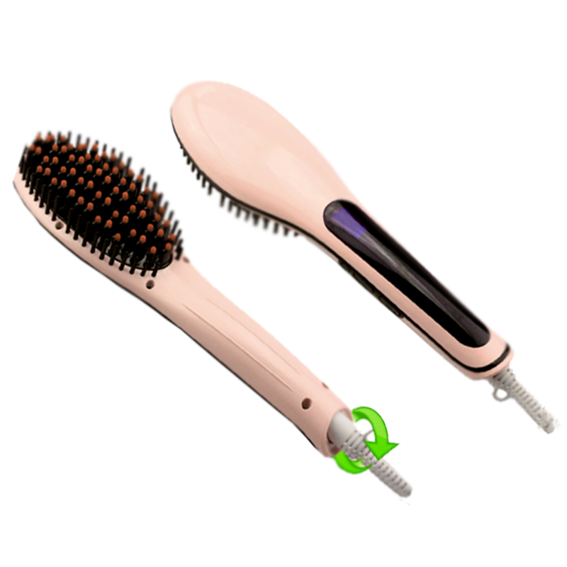 Tanglefree Straightener Brush - Pink Tanglefree Straightener Brush - Pink
