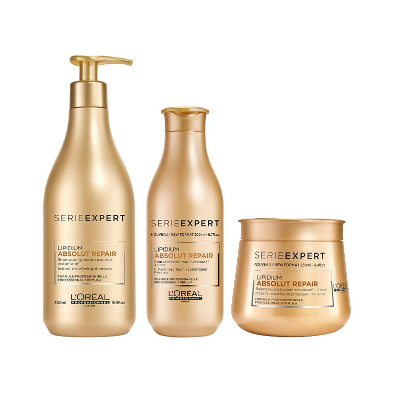 L'Oréal Professionnel Serie Expert Absolut Repair Shampoo,Balsam och Masque L'Oréal Professionnel Serie Expert Absolut Repair Shampoo,Balsam och Masque