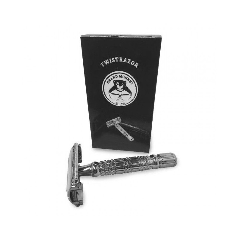 Beard Monkey TwistRazor Silver ink one razor blade Beard Monkey TwistRazor Silver ink one razor blade