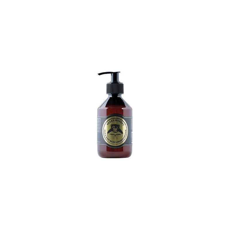 Beard Monkey Hair & Body Shampoo Lemongrass 250ml Beard Monkey Hair & Body Shampoo Lemongrass 250ml
