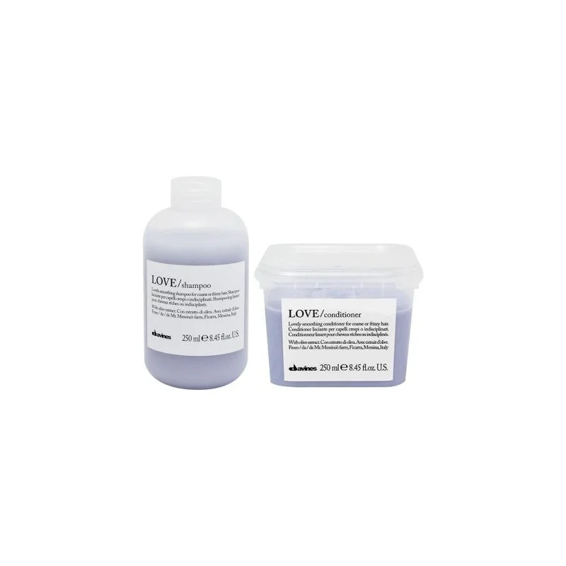 Davines LOVE Smoothing Shampoo 250ml + Conditioner 250ml DUO