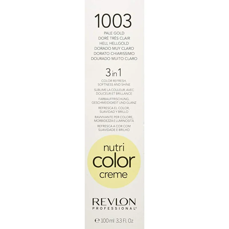 Revlon Professional Nutri Color Creme 1003 Pale Gold Tube 100ml