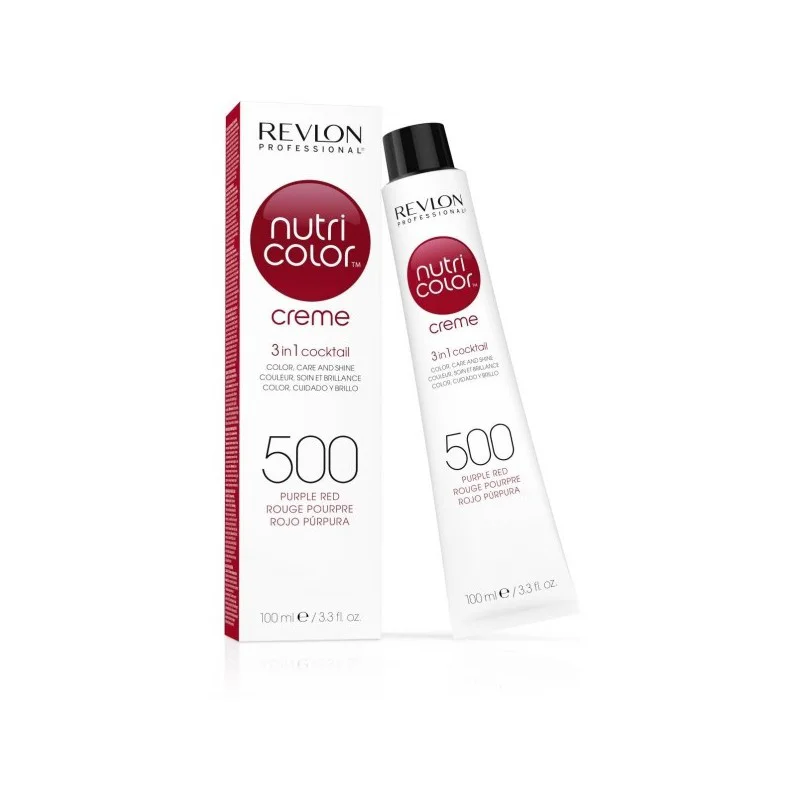 Revlon Professional Nutri Color Creme 500 Purple Red Tube 100ml