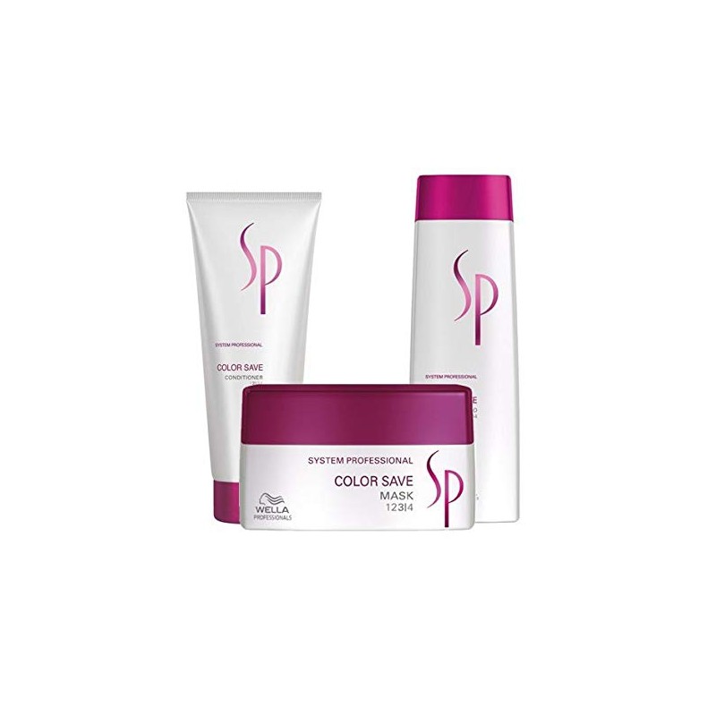 Wella Color Save Conditioner 200ml + Shampoo 250ml & Mask 200ml