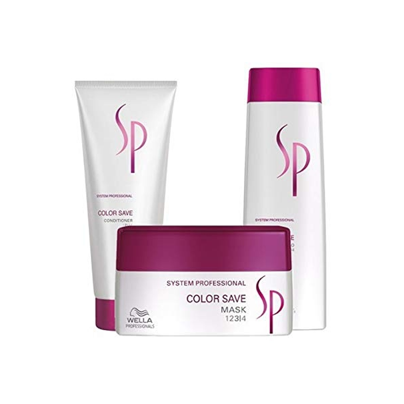 Wella Color Save Conditioner 200ml + Shampoo 250ml & Mask 200ml