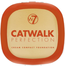 W7 Catwalk Perfection Cream Compact Foundation 6g - Beige