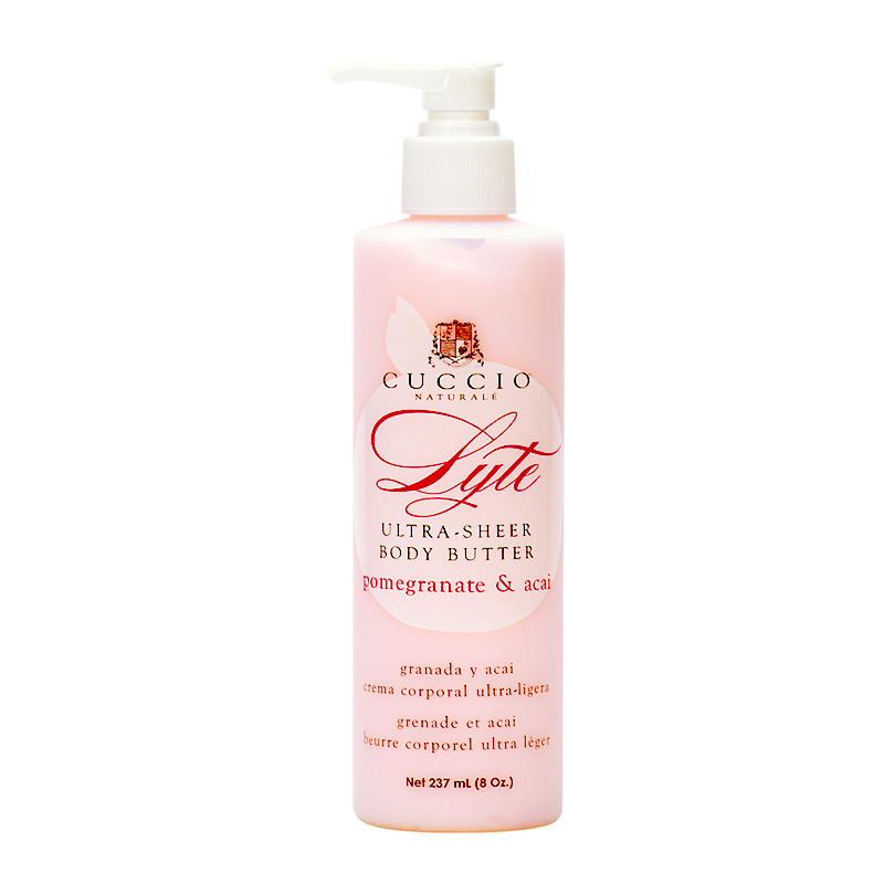 Cuccio Naturalé Lyte Ultra Sheer Body Butter - Pomegranate & Acai Cuccio Naturalé Lyte Ultra Sheer Body Butter - Pomegranate & Acai