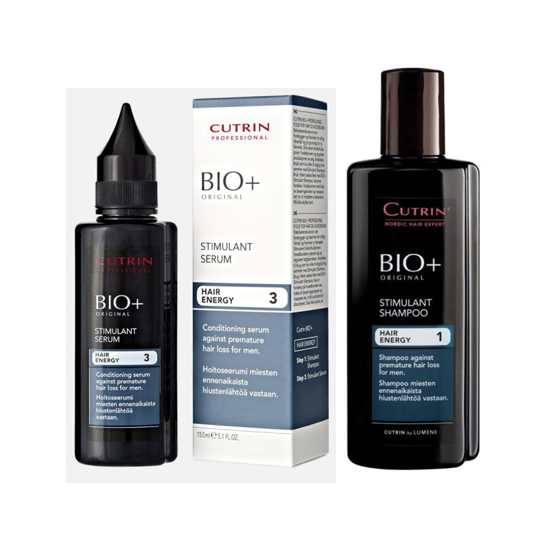 Cutrin BIO+ Energy Boost Shampoo 250ml + Energy Boost Serum 100ml Cutrin BIO+ Energy Boost Shampoo 250ml + Energy Boost Serum 100ml