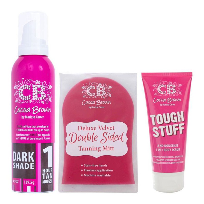 Cocoa Brown 1-Hour Tan Dark shade Kit Cocoa Brown 1-Hour Tan Dark shade Kit