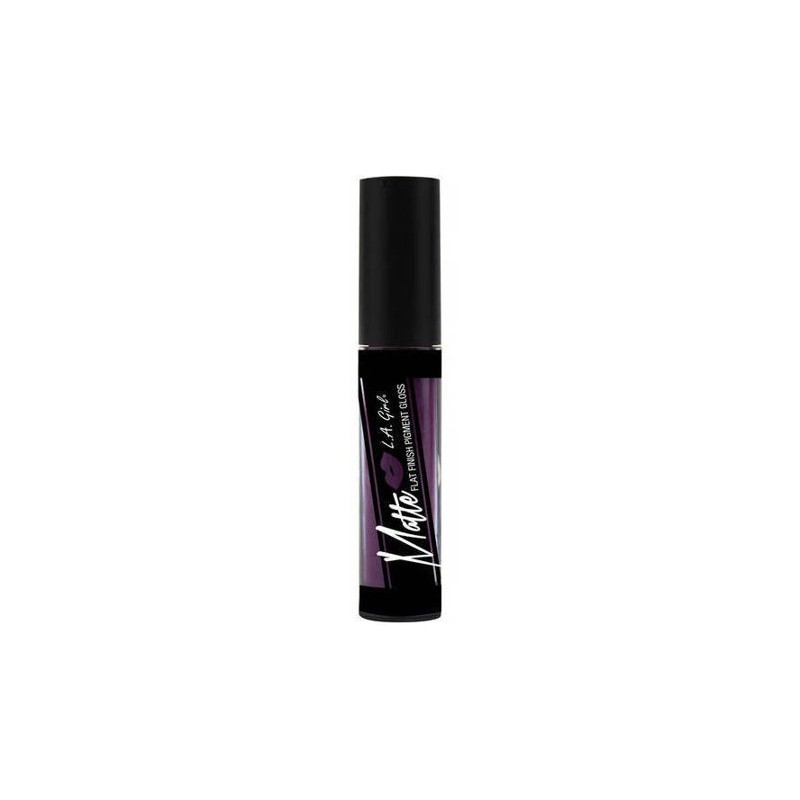 L.A. Girl Matte Flat Finish Pigment Gloss - Black Currant L.A. Girl Matte Flat Finish Pigment Gloss - Black Currant