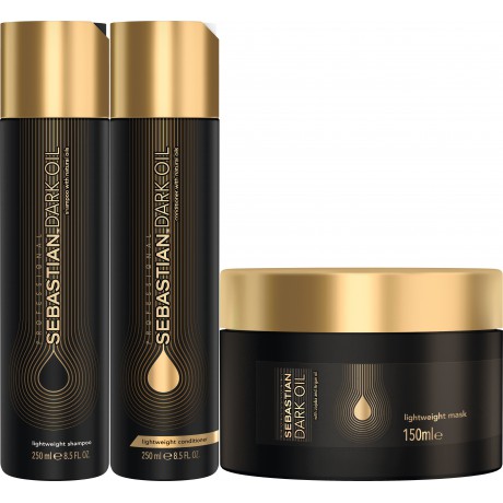 Sebastian Professional Dark Oil Lightweight Hair Trio Sebastian Professional Dark Oil Lightweight Hair Trio