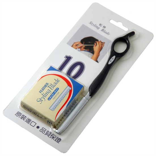 Styling razor twist with 10 blades