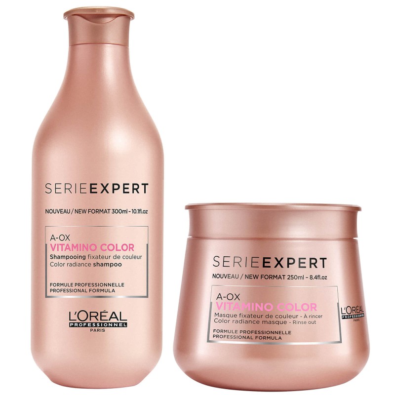 L'Oréal Professionnel Serie Expert Vitamino Color Schampo 300ml och inpackning 250ml L'Oréal Professionnel Serie Expert Vitamino Color Schampo 300ml och inpackning 250ml