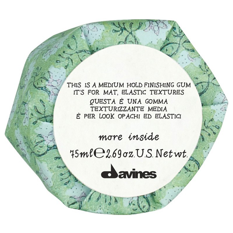 Davines More Inside Medium Hold Finishing Gum 100ml Davines More Inside Medium Hold Finishing Gum 100ml