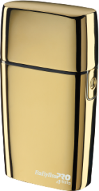 BaBylissPRO Double Foil Metal Shaver Gold FXFS2GE 
