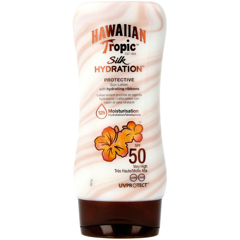 Hawaiian Silk H Protective Sun Lotion SPF 50 180ml Hawaiian Silk H Protective Sun Lotion SPF 50 180ml
