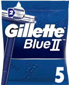 GILLETTE BLUE II RAZORS (5 PACK)