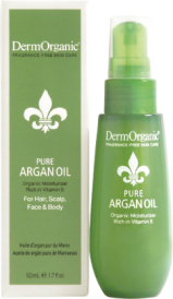 DermOrganic 100% Organic Pure Argan Oil 50ml