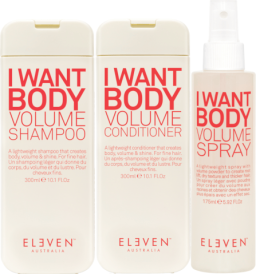 Eleven Australia Volume Trio - Shampoo + Conditioner + I Want Body Texture Spray