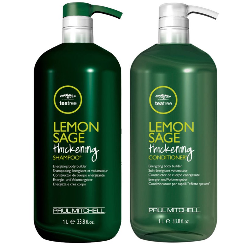 Paul Mitchell Lemon Sage Thickening DUO Kit 1000ml Paul Mitchell Lemon Sage Thickening DUO Kit 1000ml