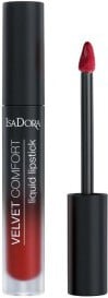 IsaDora Velvet Comfort Liquid Lipstick 66 Ravish Red (2)