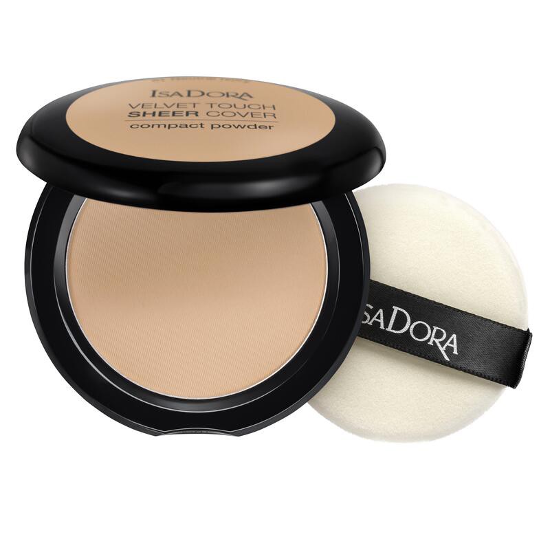 IsaDora Velvet Touch Sheer Cover Compact Powder 44 Warm Sand