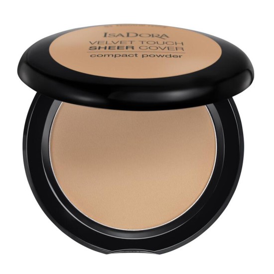 IsaDora Velvet Touch Sheer Cover Compact Powder 47 Warm Tan