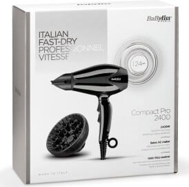 Babyliss Hårfön Compact Pro 2400 6715DE (2)