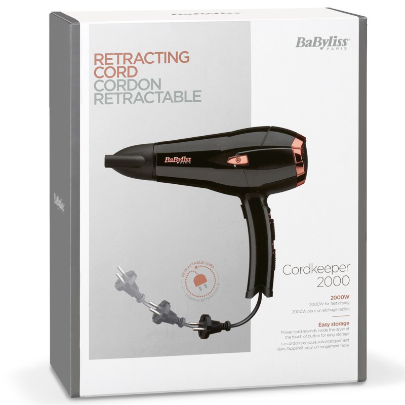 Babyliss Hårfön Cordkeeper 2000 D373E