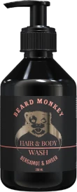 Beard Monkey
Hair & body Bergamot & Amber 250 ml
