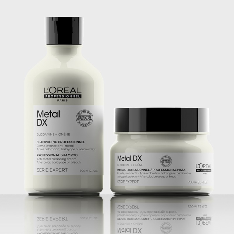 L'Oréal Professionnel Metal DX Shampoo 300ml + Mask 250ml Paket