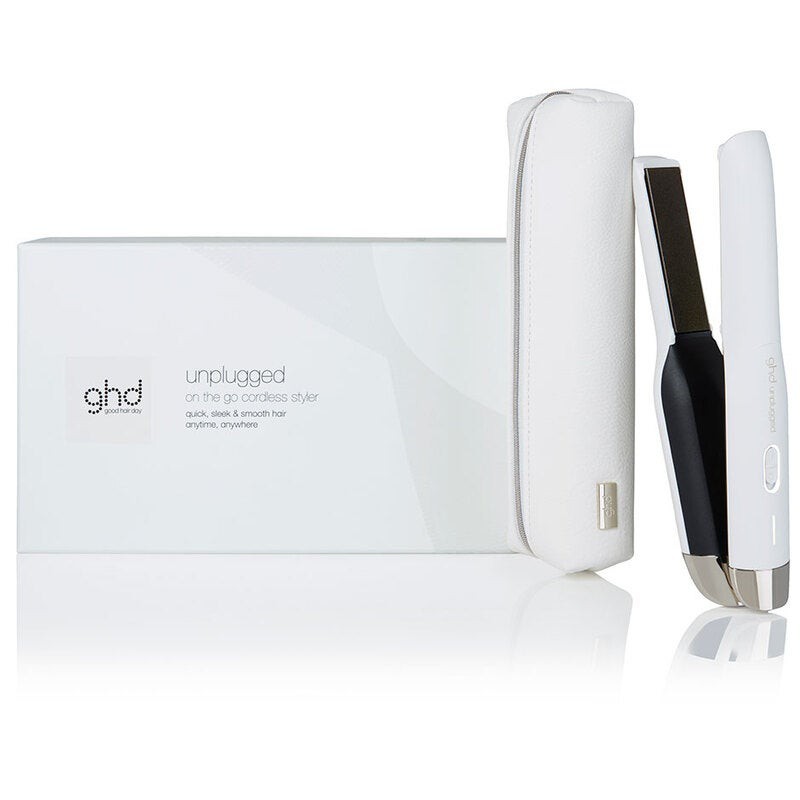 ghd Unplugged Straightener in Matte White ghd Unplugged Straightener in Matte White