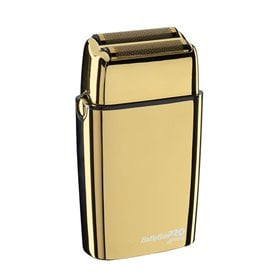 BaBylissPRO Double Foil Metal Shaver Gold FXFS2GE (2)