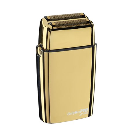BaBylissPRO Double Foil Metal Shaver Gold FXFS2GE BaBylissPRO Double Foil Metal Shaver Gold FXFS2GE